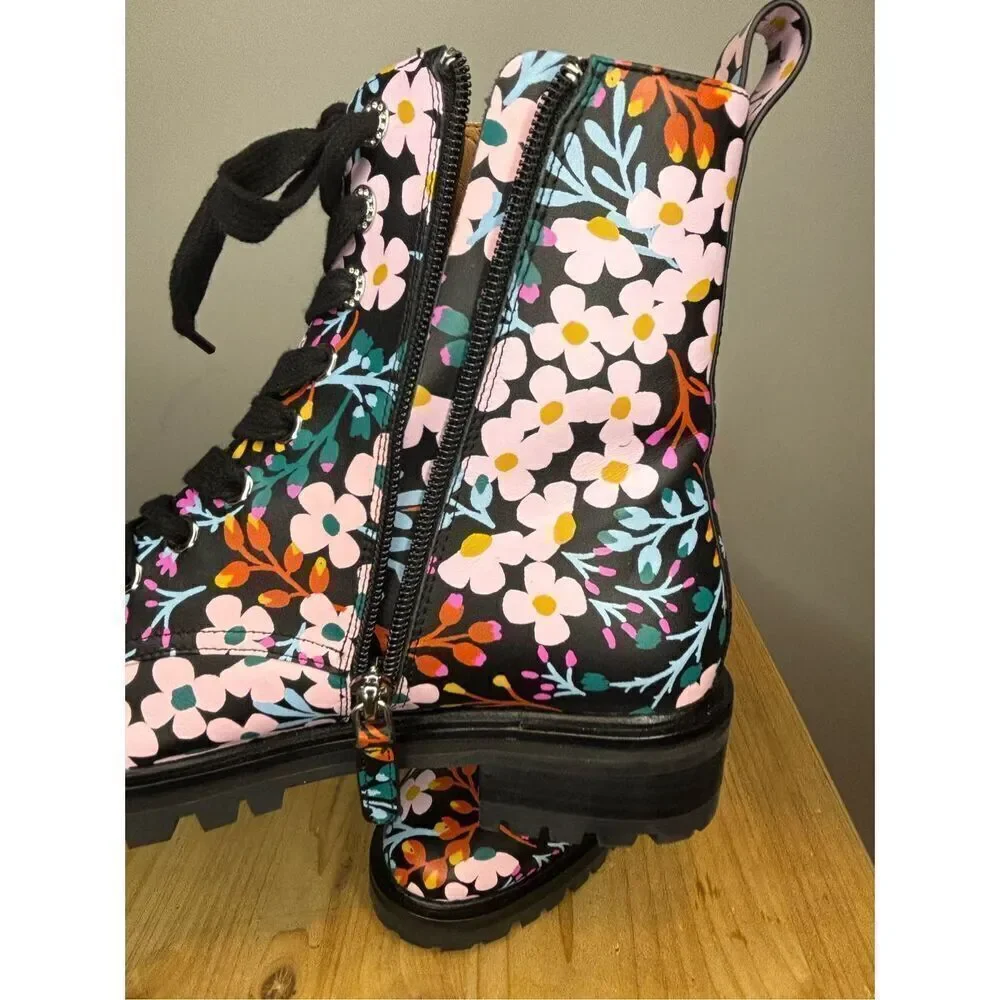 Kate Spade Women's Jemma New‎ York Floral Rain Boots Multicolor Size 5.5B